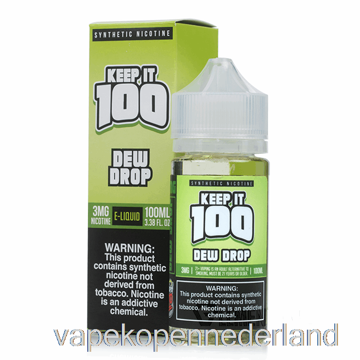 Vape Nederland Dauwdruppel - Bewaar Het 100 - 100 Ml 0 Mg